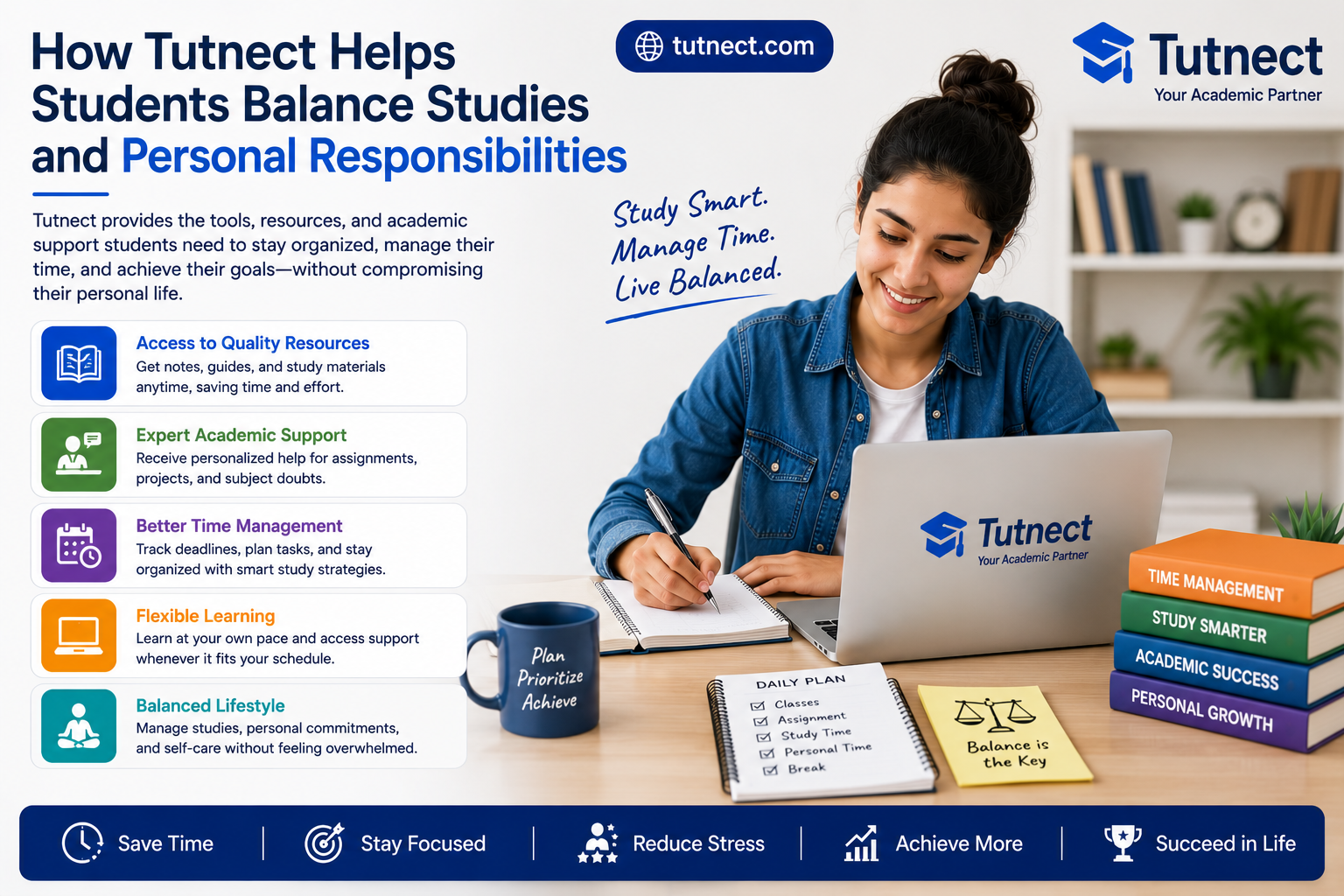 How Tutnect Helps Students Balance Studies & Personal Responsibilities