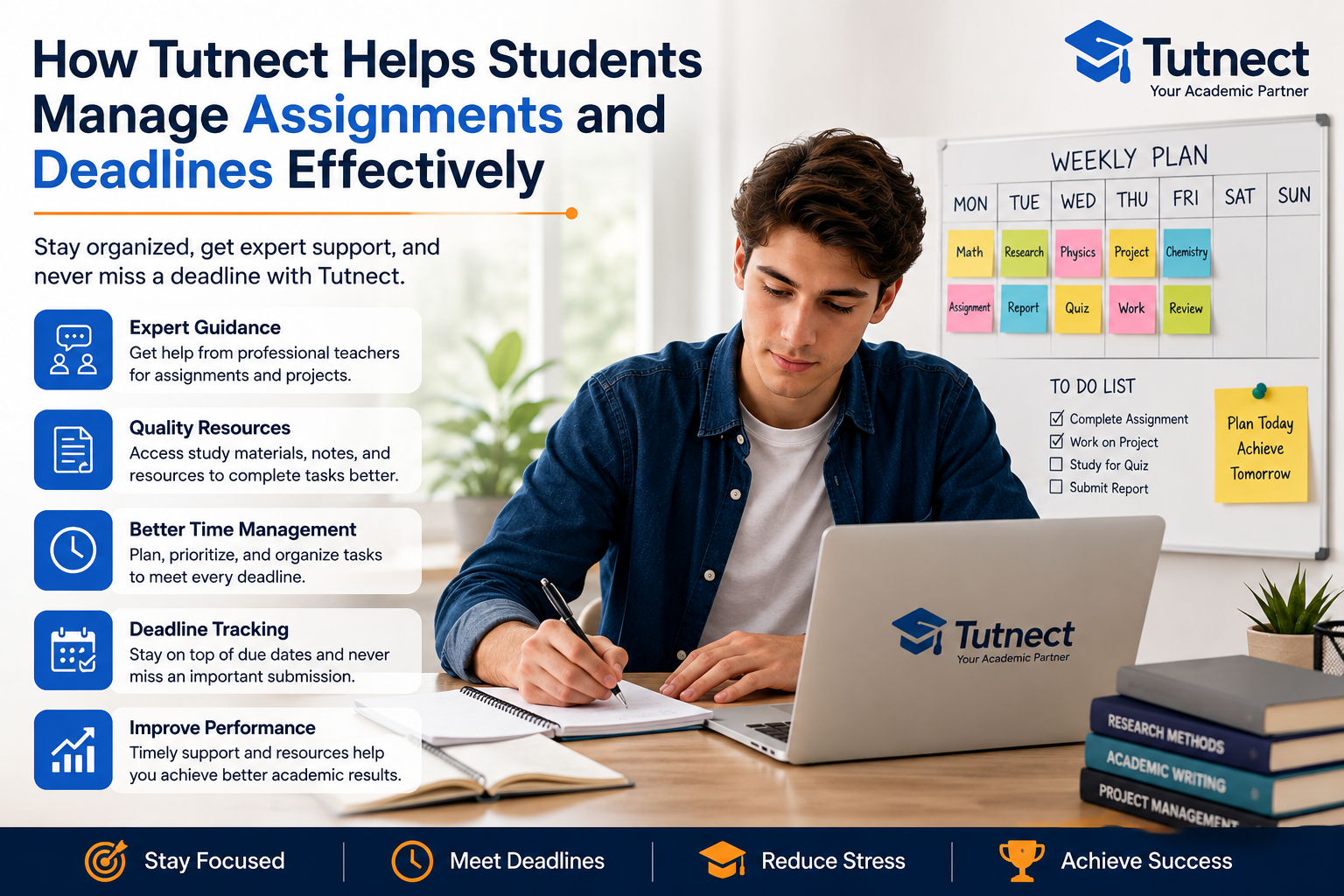How Tutnect Helps Students Manage Assignments, Deadlines Effectively